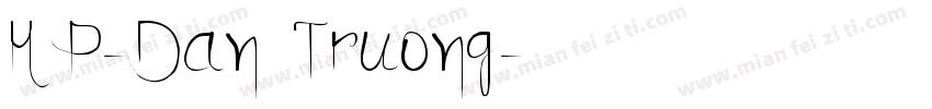 HP-Dan Truong字体转换